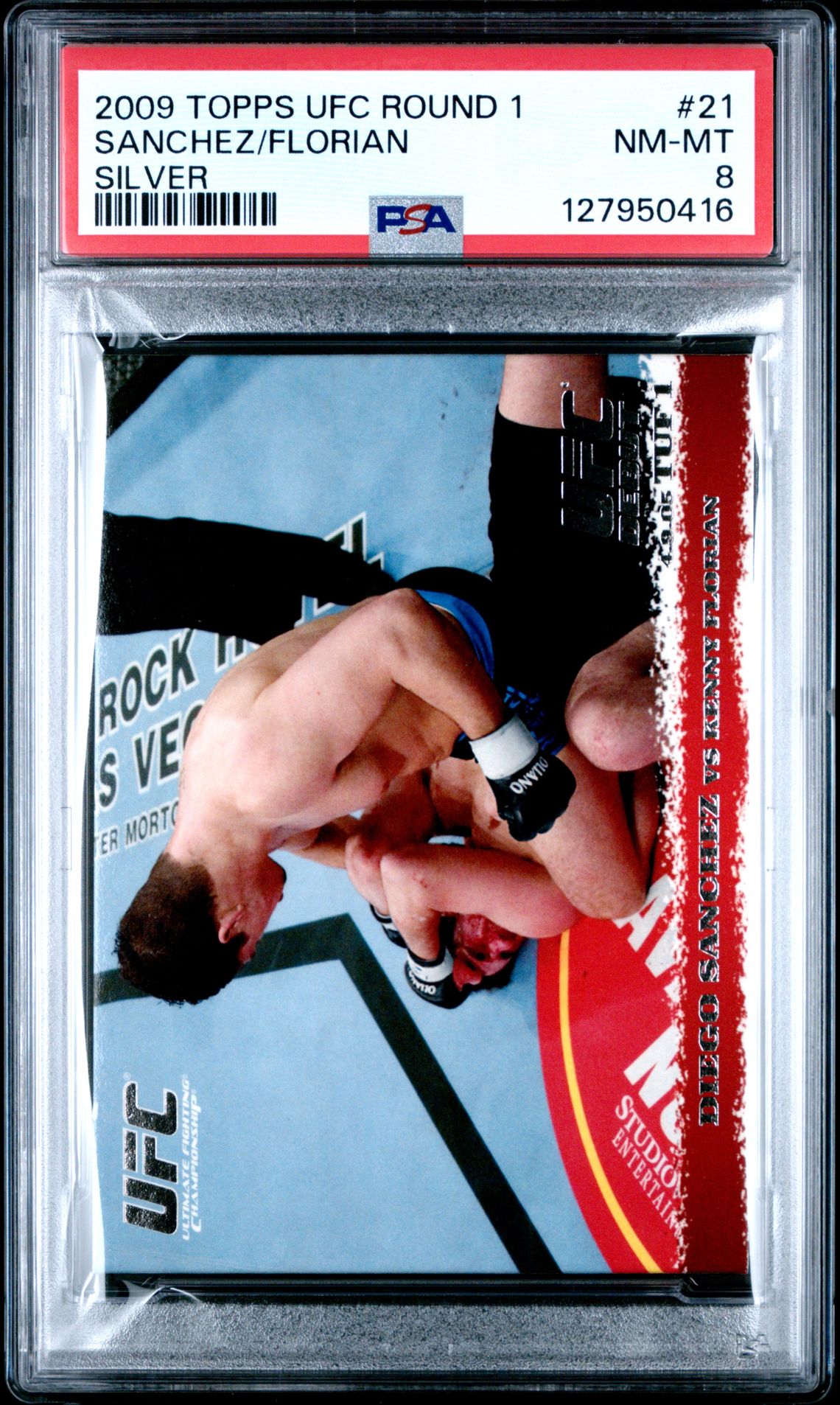 2009 Topps Ufc Round 1 Sanchez/Florian #21 (Silver) Nm-Mt 8 front