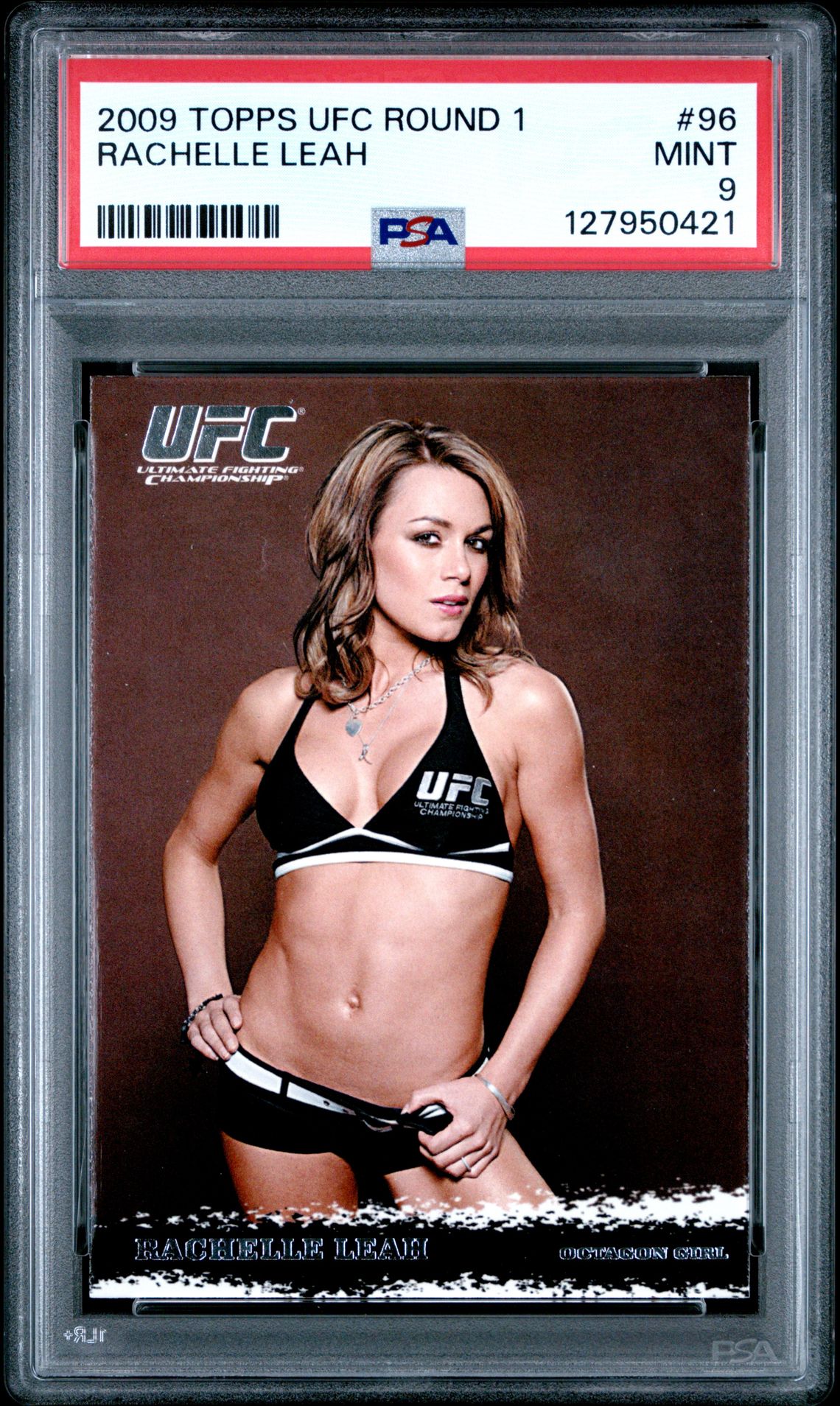 2009 Topps Ufc Round 1 Rachelle Leah #96 Mint 9 front