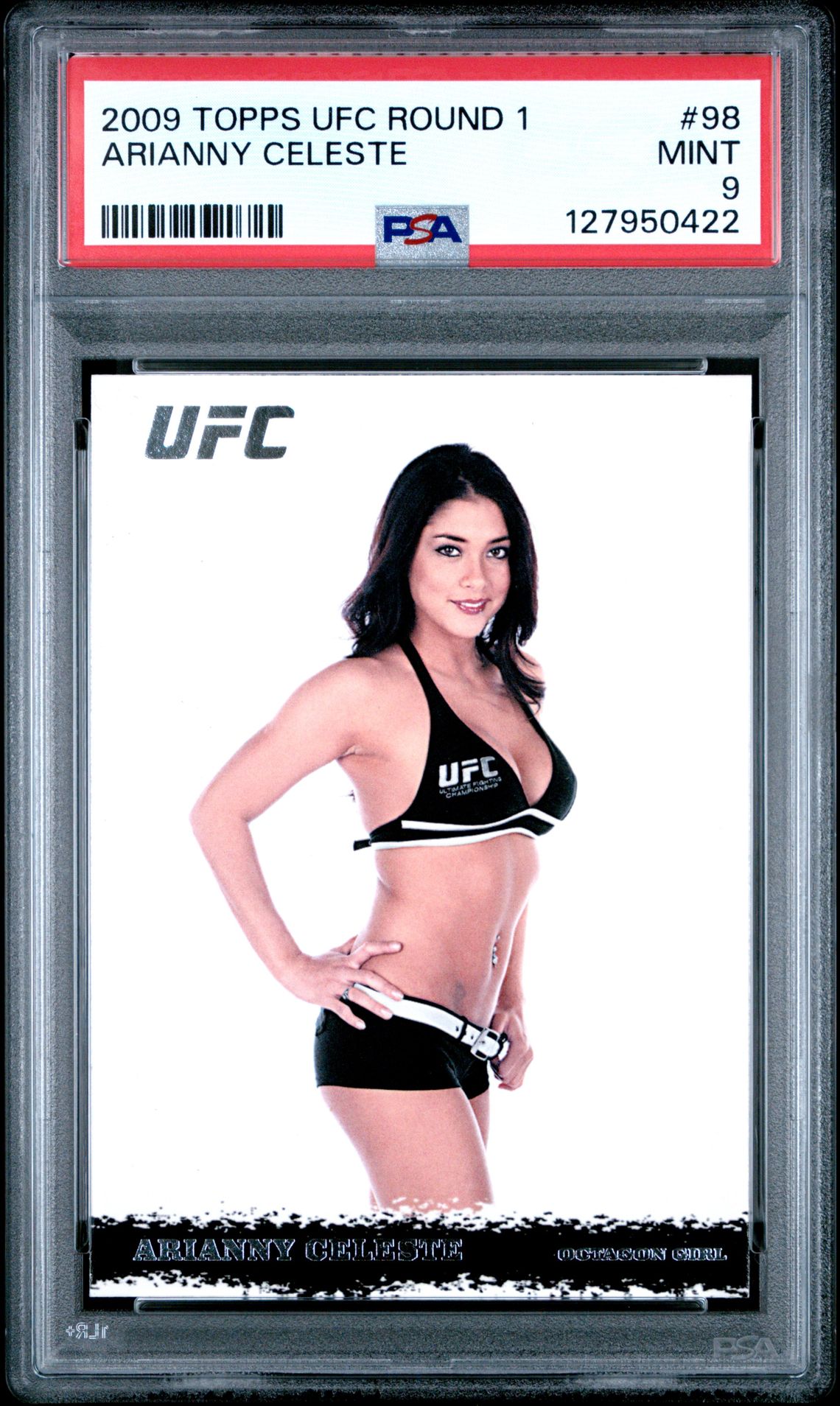 2009 Topps Ufc Round 1 Arianny Celeste #98 Mint 9 front