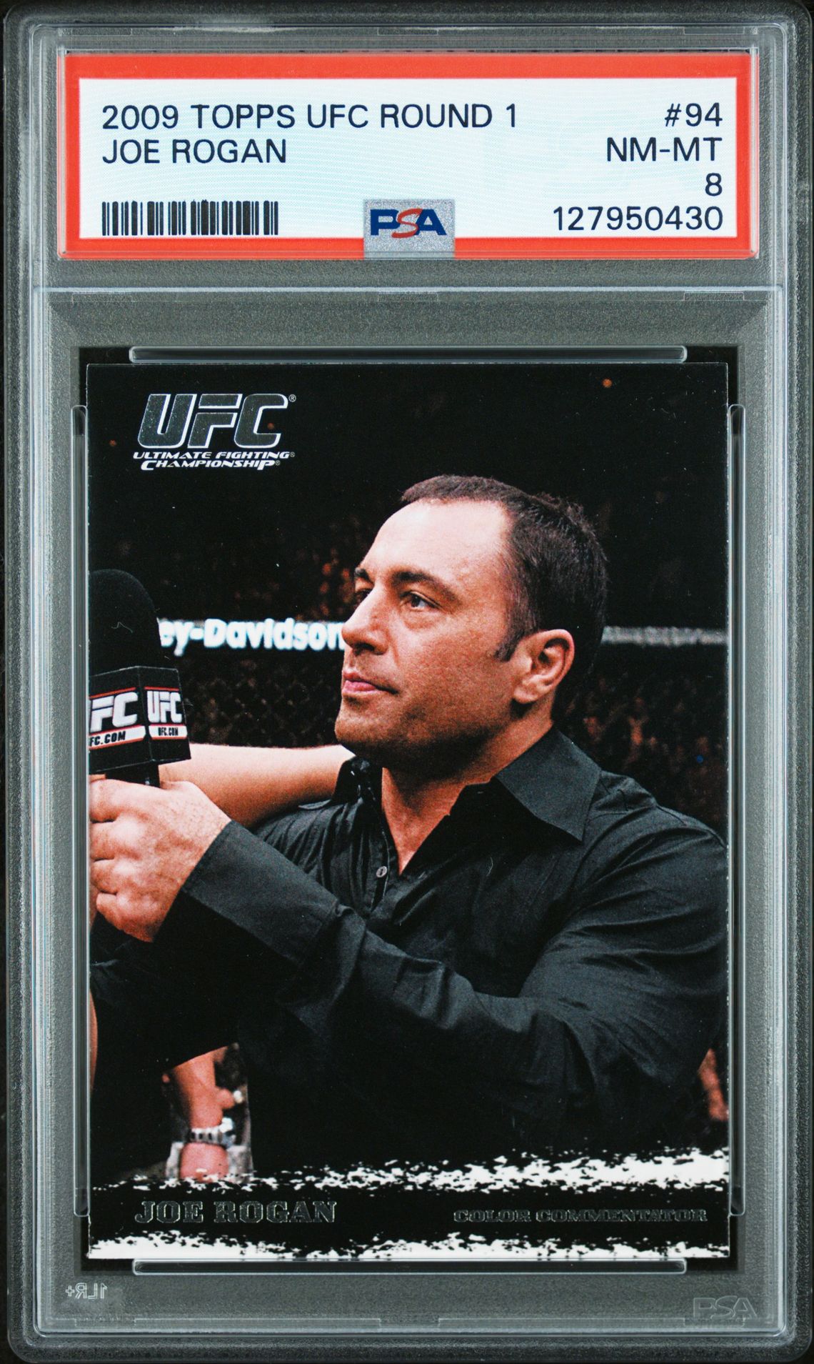 2009 Topps Ufc Round 1 Joe Rogan #94 Nm-Mt 8 front