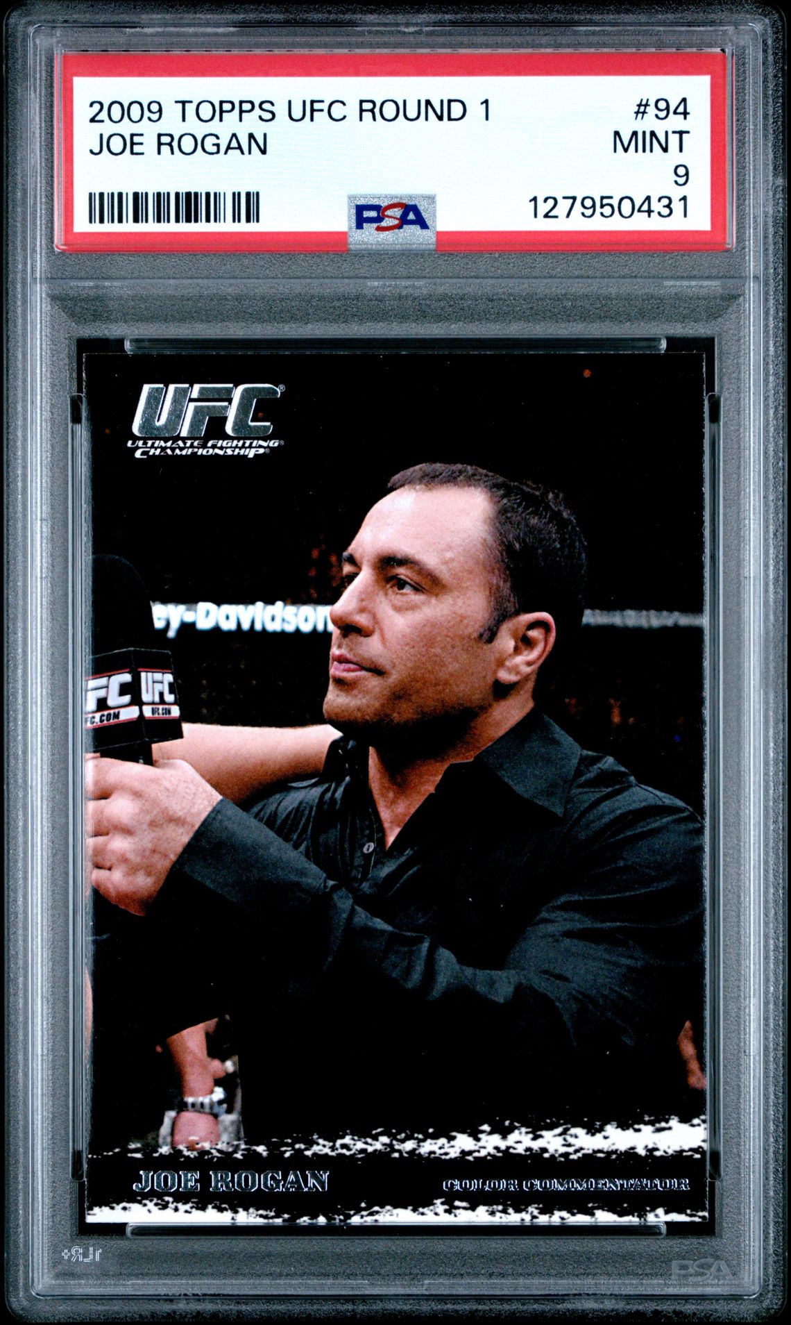 2009 Topps Ufc Round 1 Joe Rogan #94 Mint 9 front