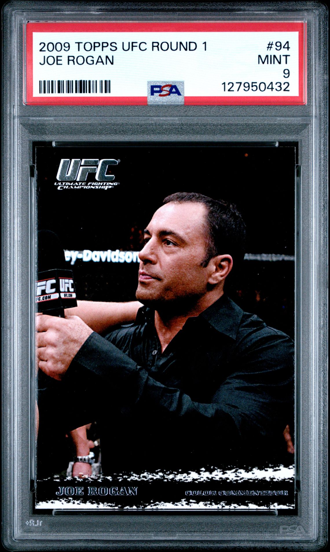 2009 Topps Ufc Round 1 Joe Rogan #94 Mint 9 front
