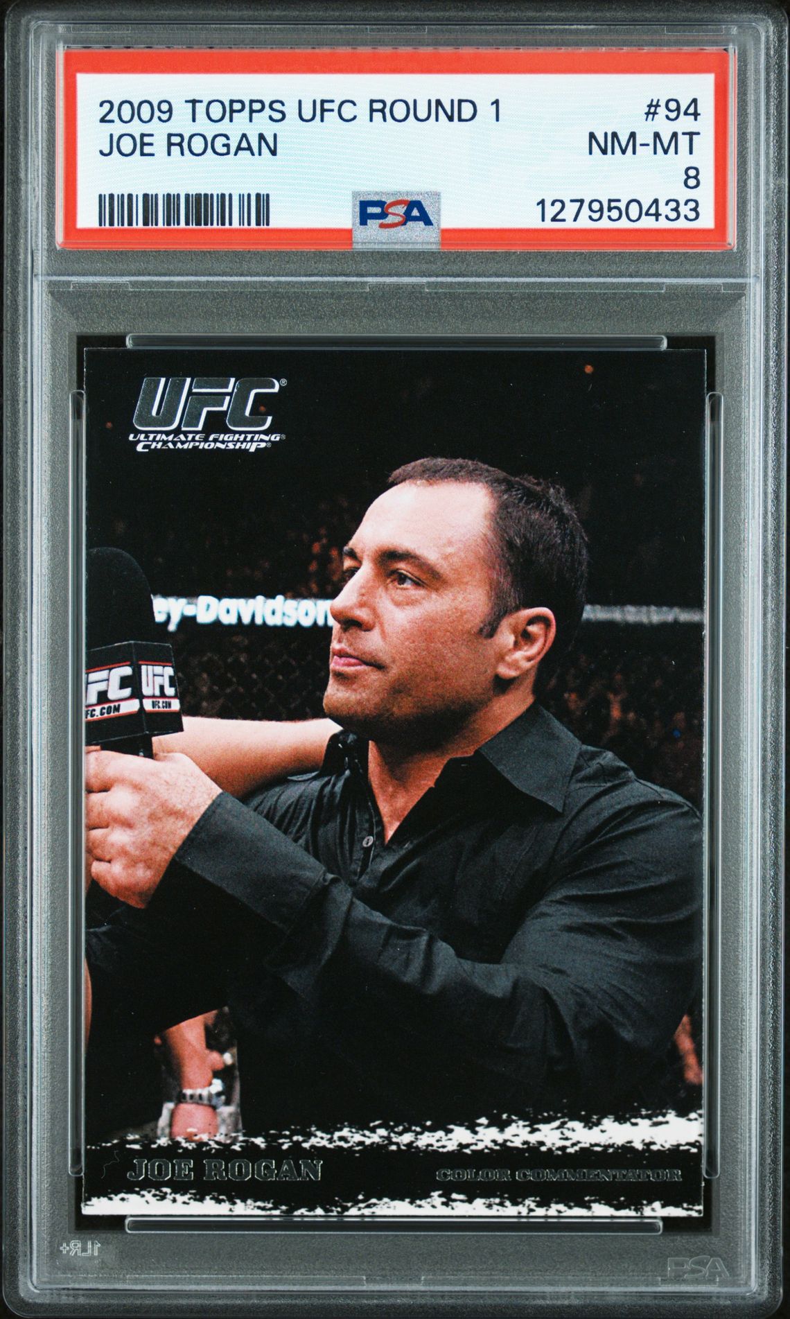 2009 Topps Ufc Round 1 Joe Rogan #94 Nm-Mt 8 front