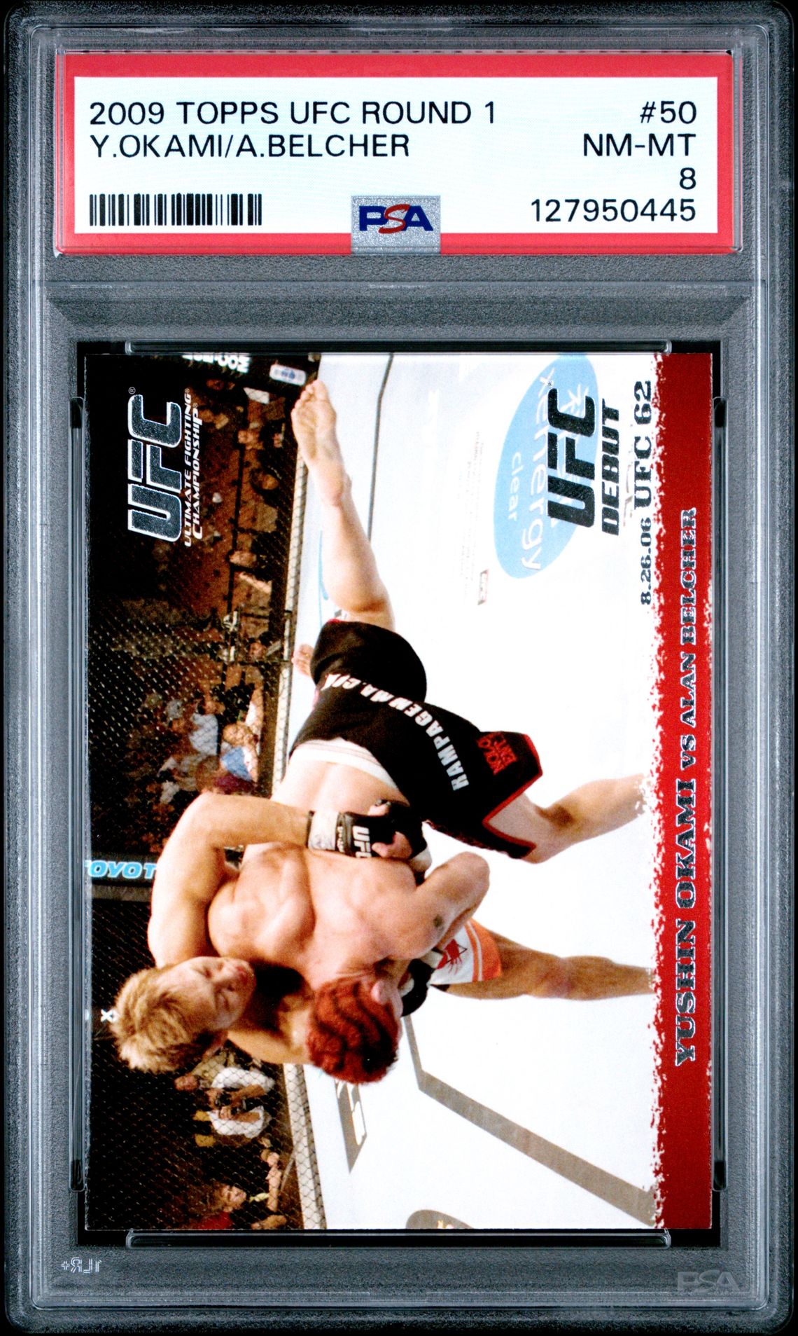 2009 Topps Ufc Round 1 Y.okami/A.belcher #50 Nm-Mt 8 front