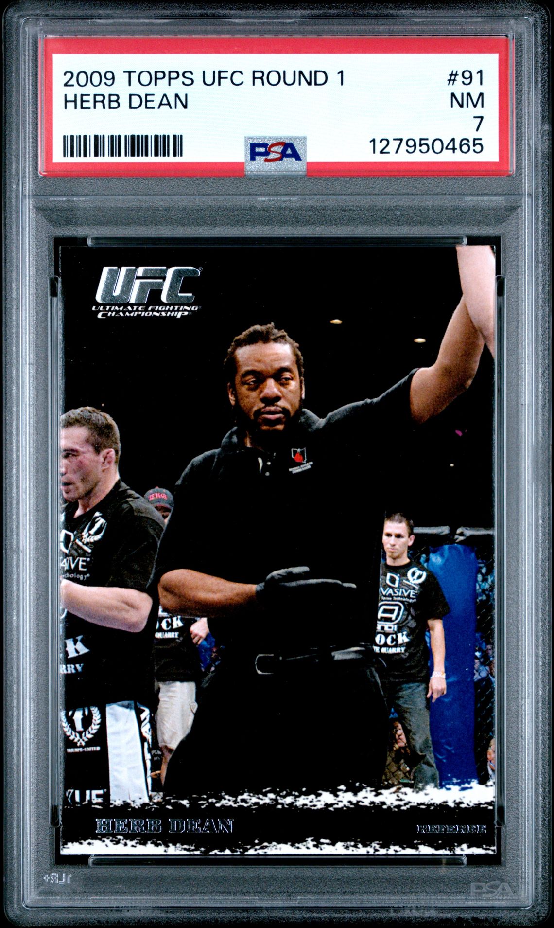 2009 Topps Ufc Round 1 Herb Dean #91 Nm 7 front