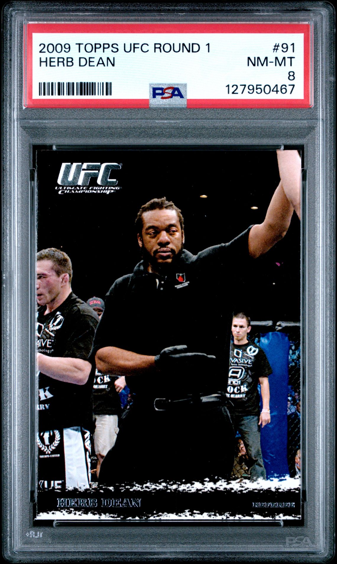 2009 Topps Ufc Round 1 Herb Dean #91 Nm-Mt 8 front
