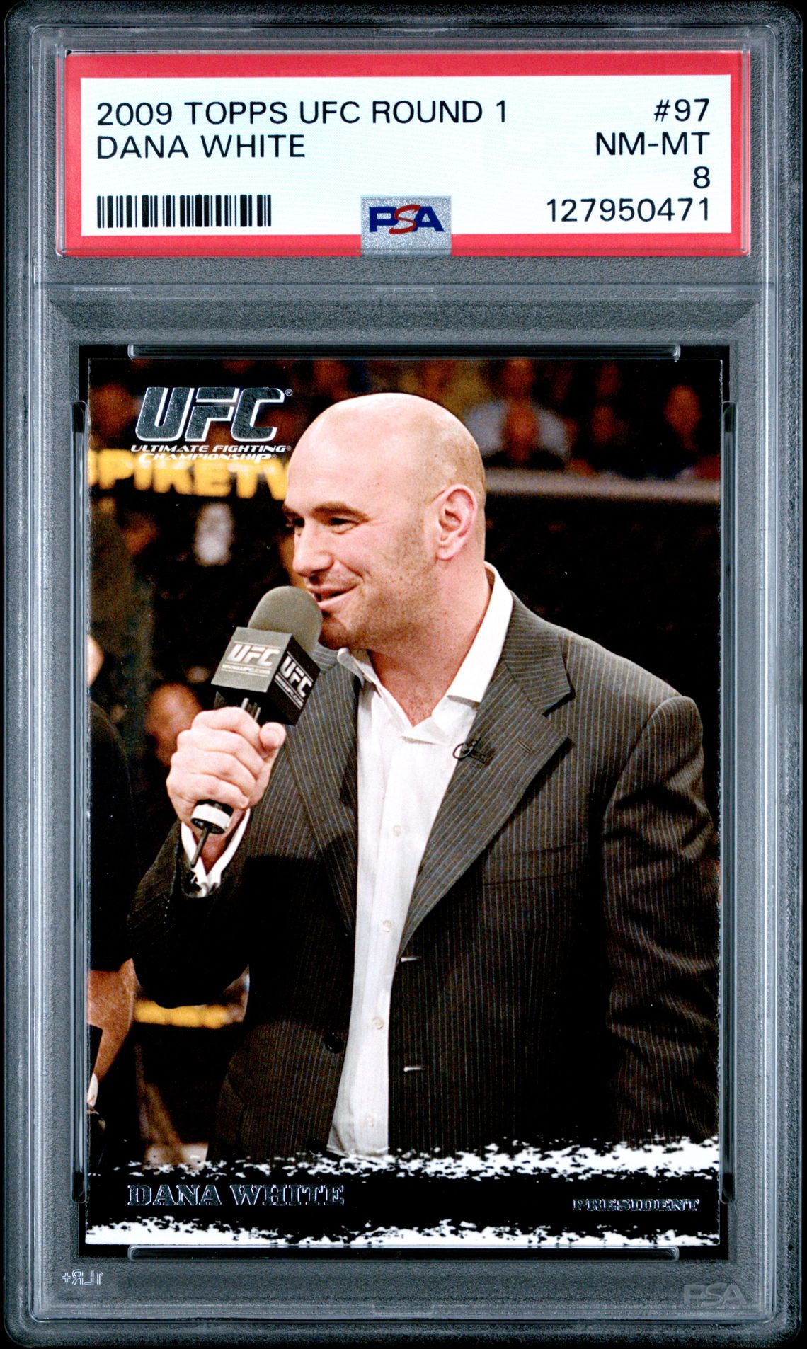 2009 Topps Ufc Round 1 Dana White #97 Nm-Mt 8 front