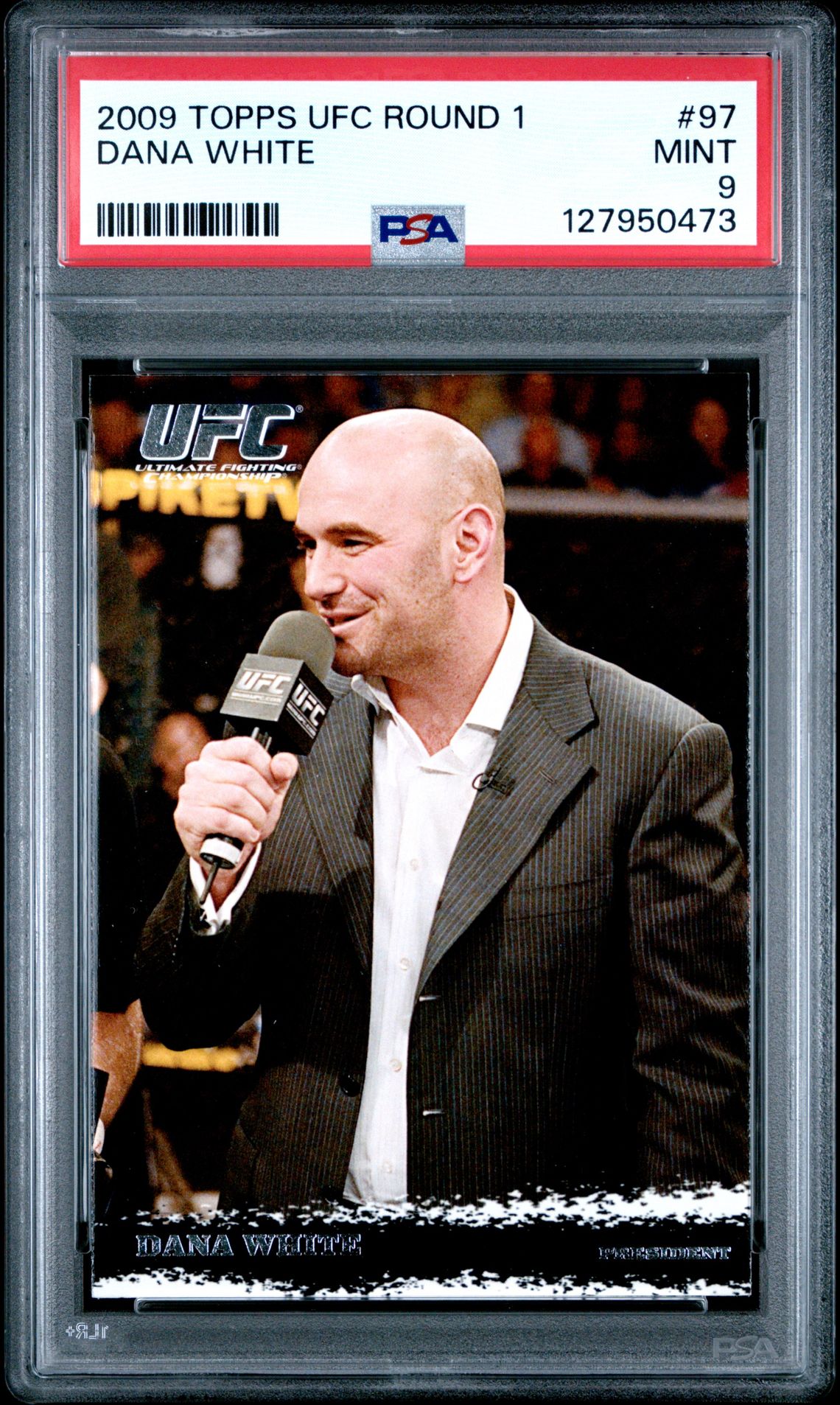 2009 Topps Ufc Round 1 Dana White #97 Mint 9 front