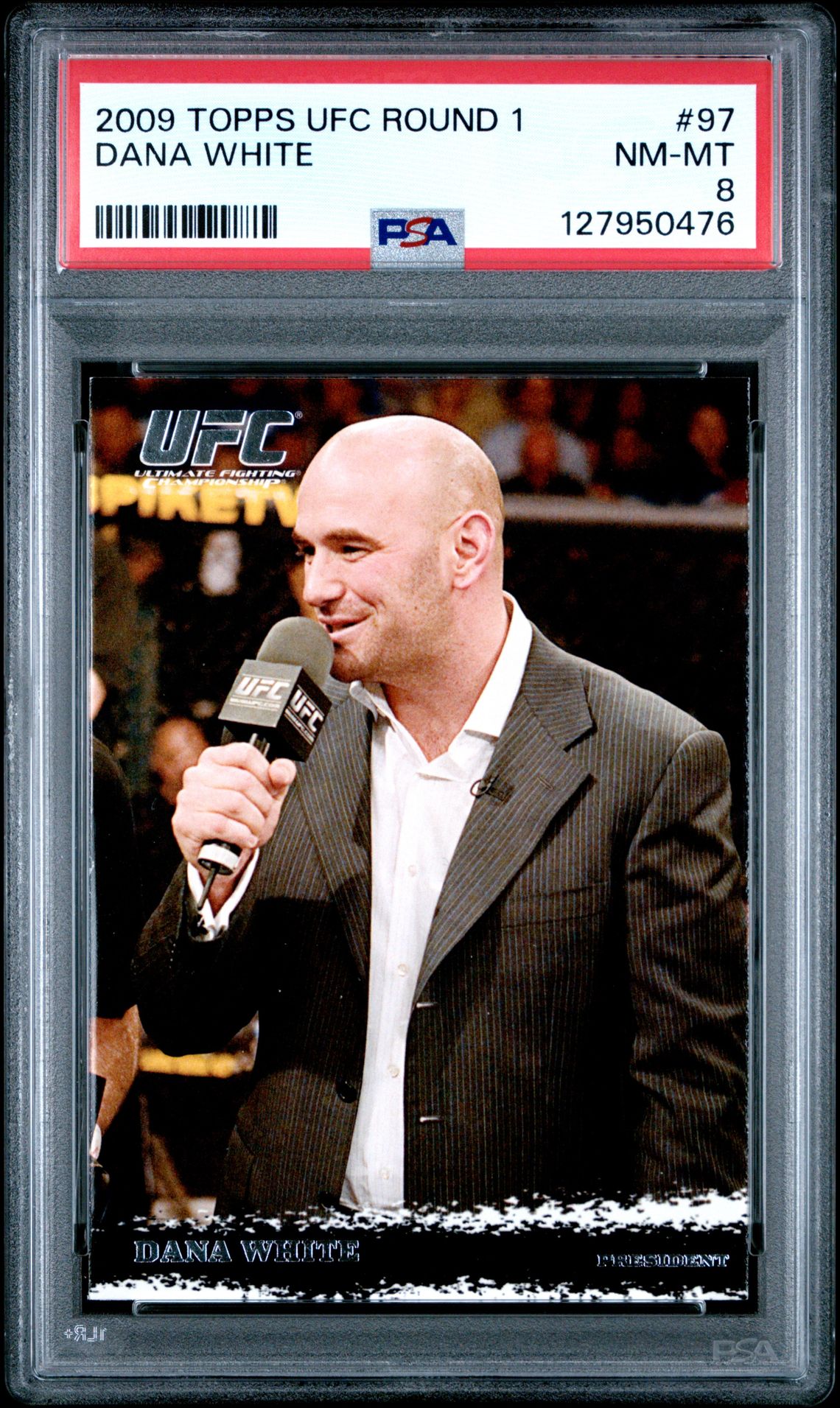 2009 Topps Ufc Round 1 Dana White #97 Nm-Mt 8 front