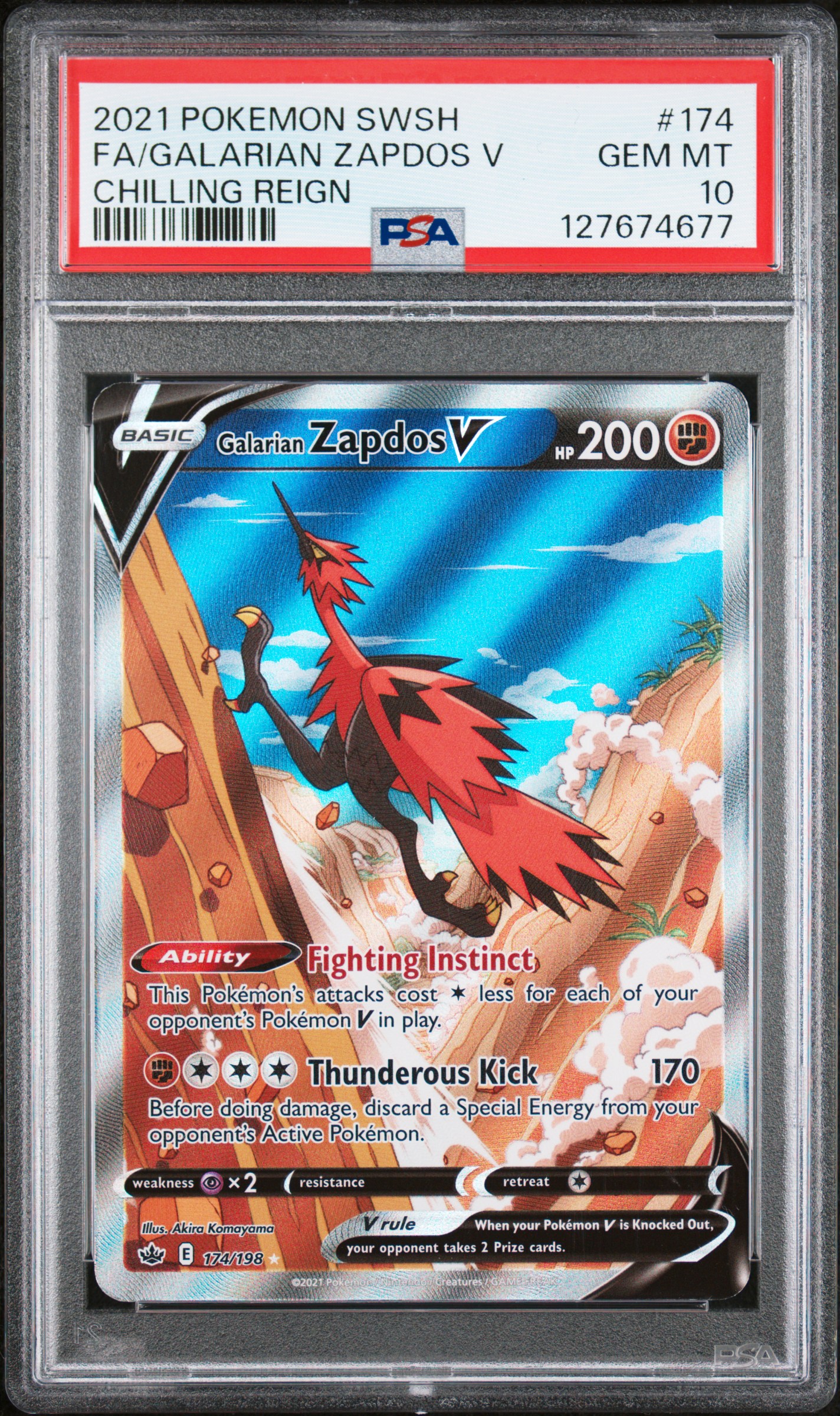 Galarian Zapdos V #174