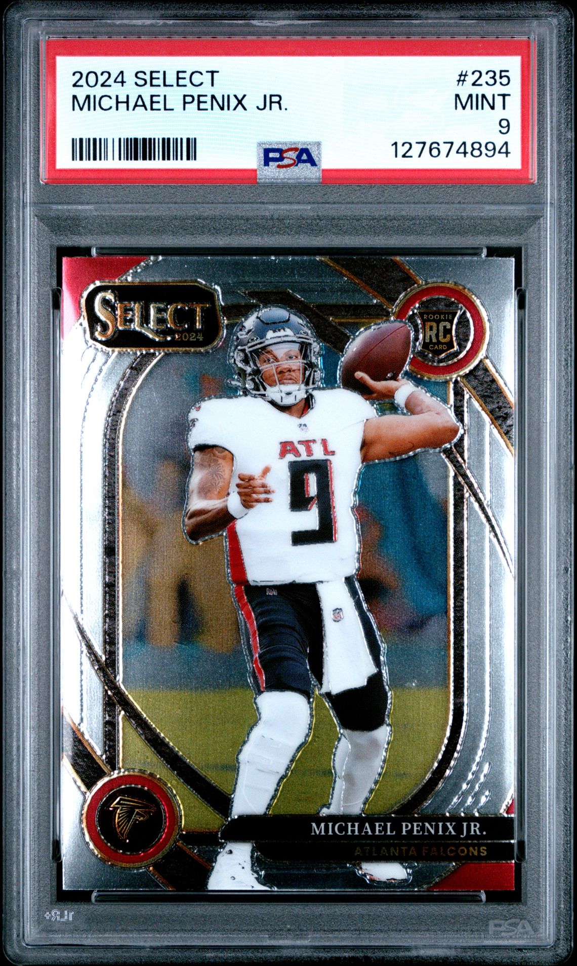 2024 Panini Select Michael Penix Jr. #235 Mint 9 front