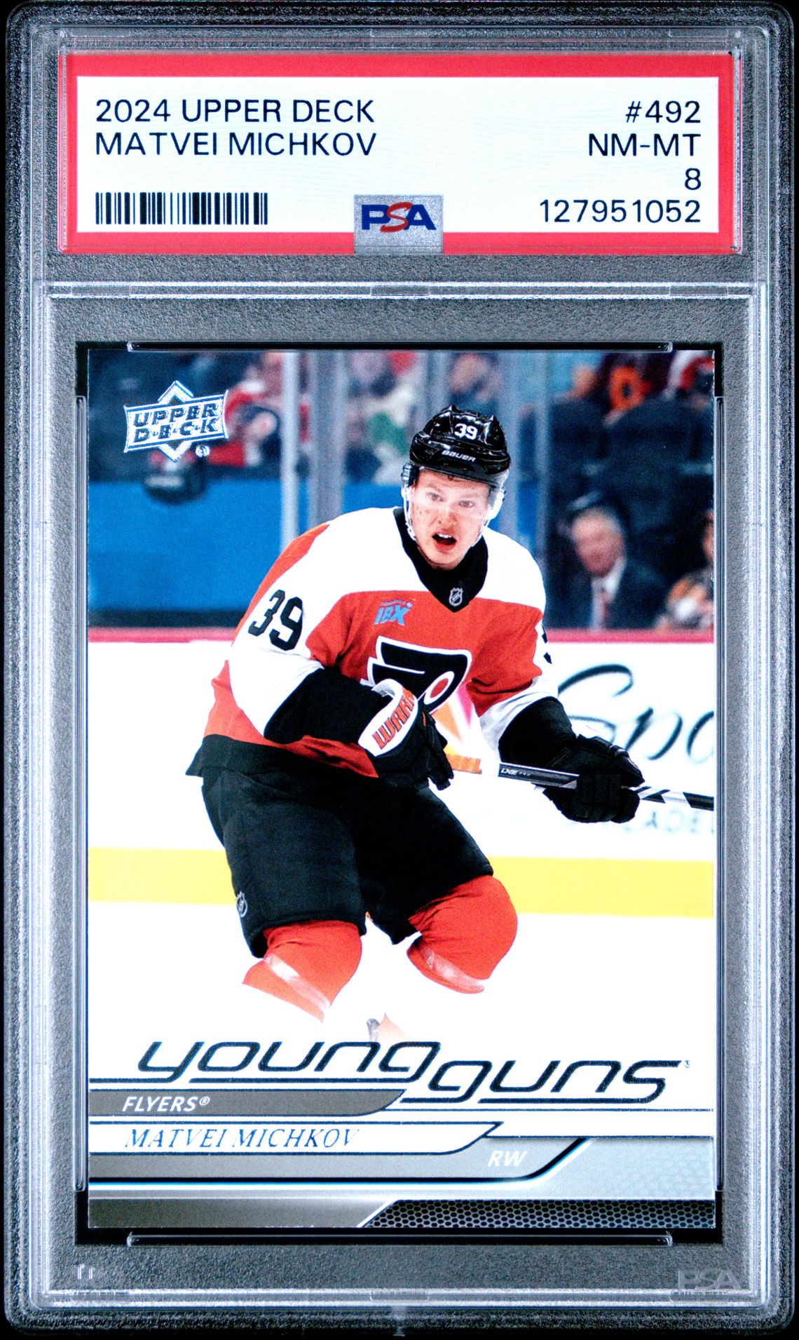 2024 Upper Deck Matvei Michkov #492 Nm-Mt 8 front