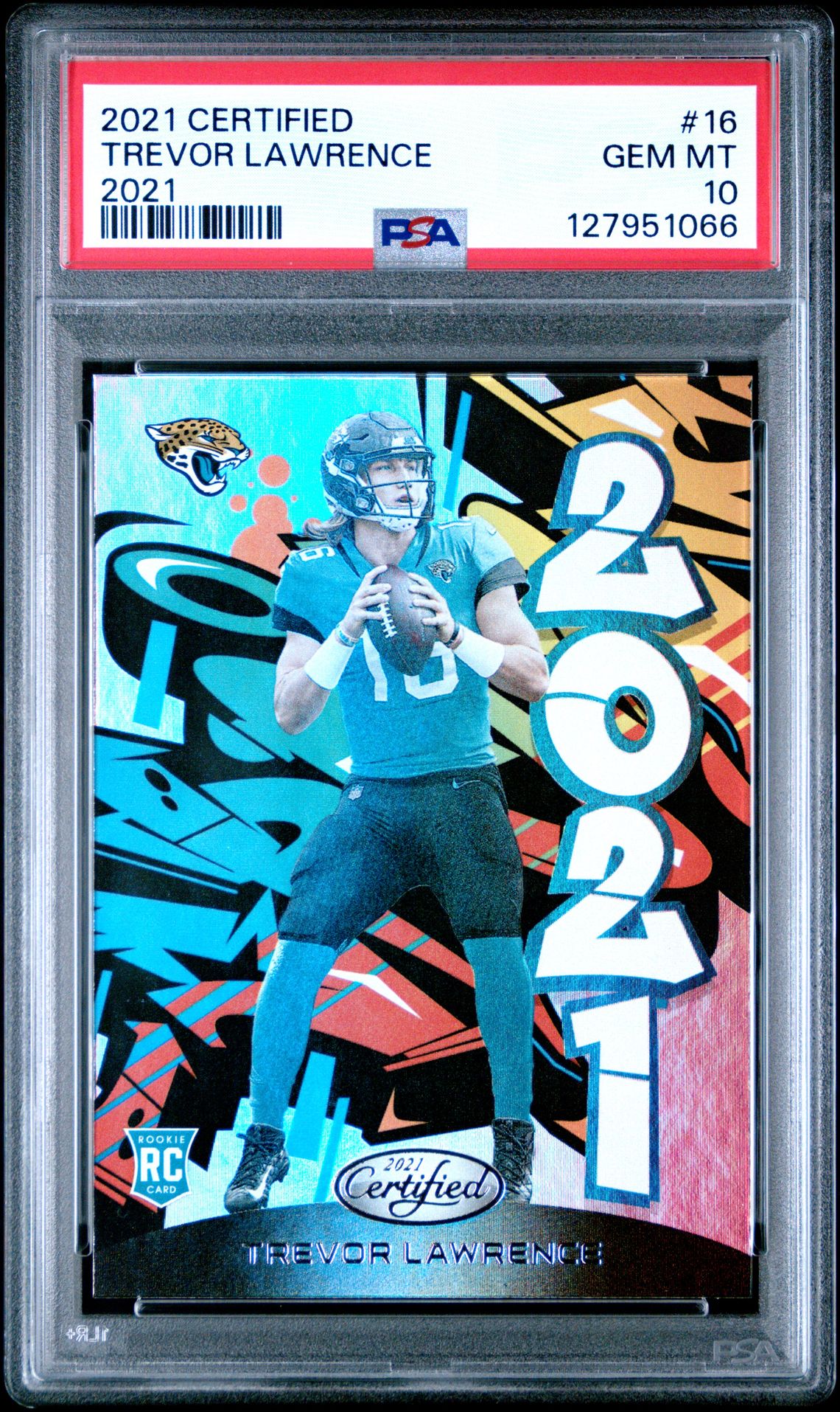 2021 Panini Certified 2021 Trevor Lawrence #16 (2021) Gem Mt 10 front