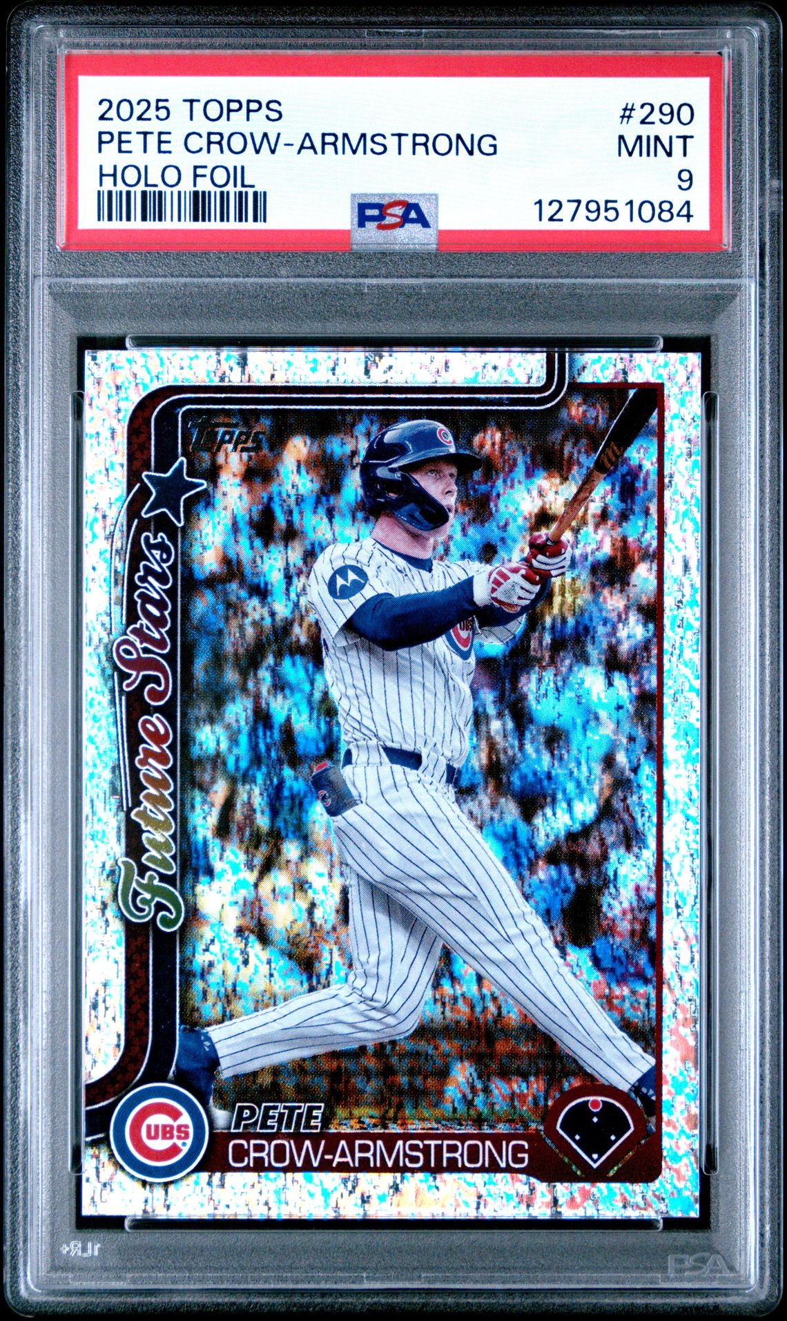 2025 Topps Pete Crow-Armstrong #290 (Holo Foil) Mint 9 front