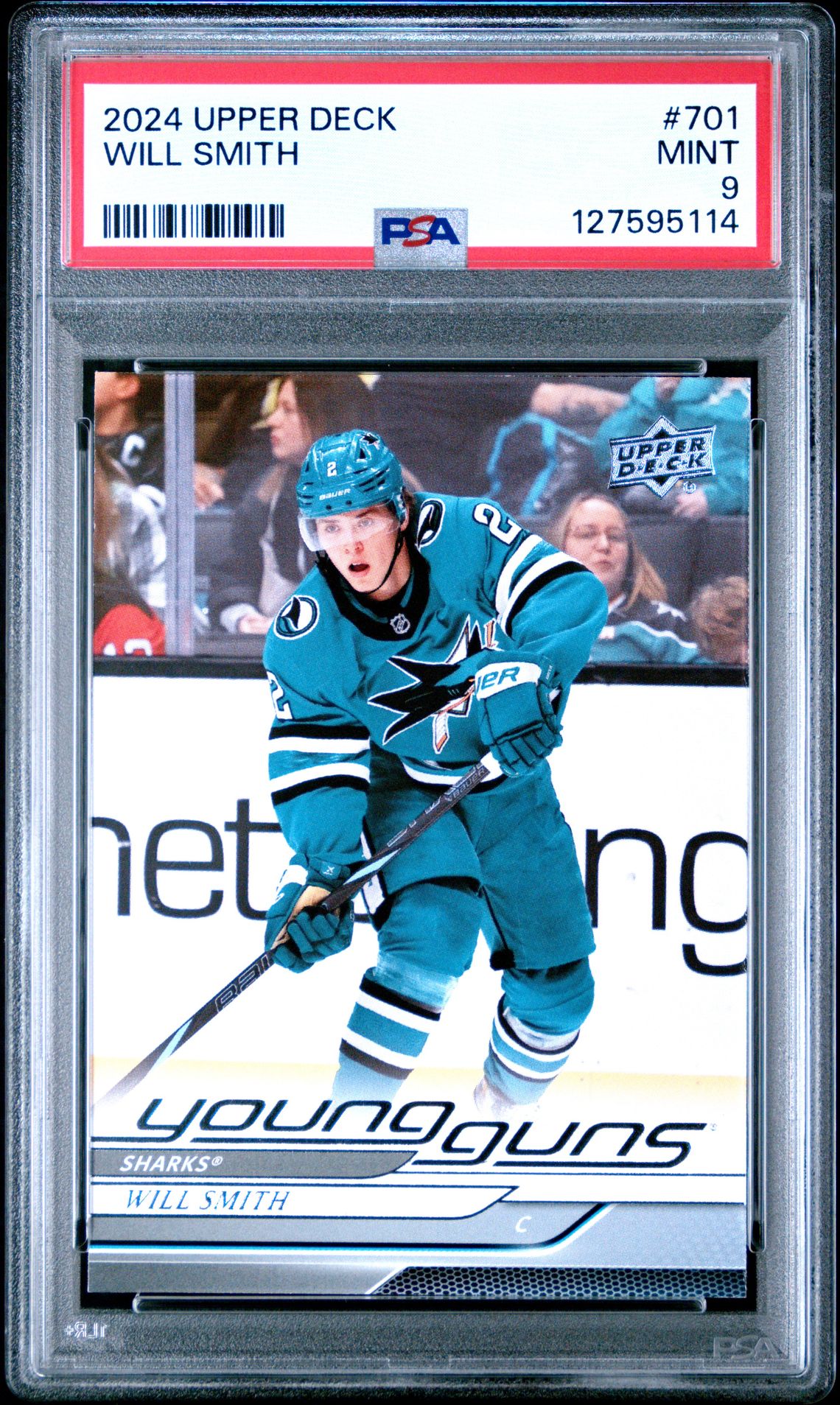 2024 Upper Deck Will Smith #701 Mint 9 front