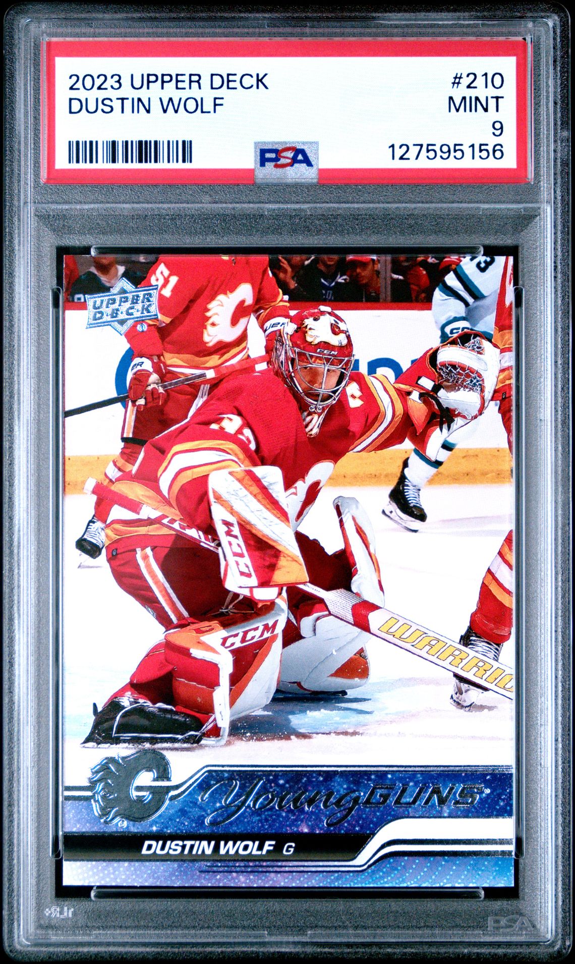 2023 Upper Deck Dustin Wolf #210 Mint 9 front