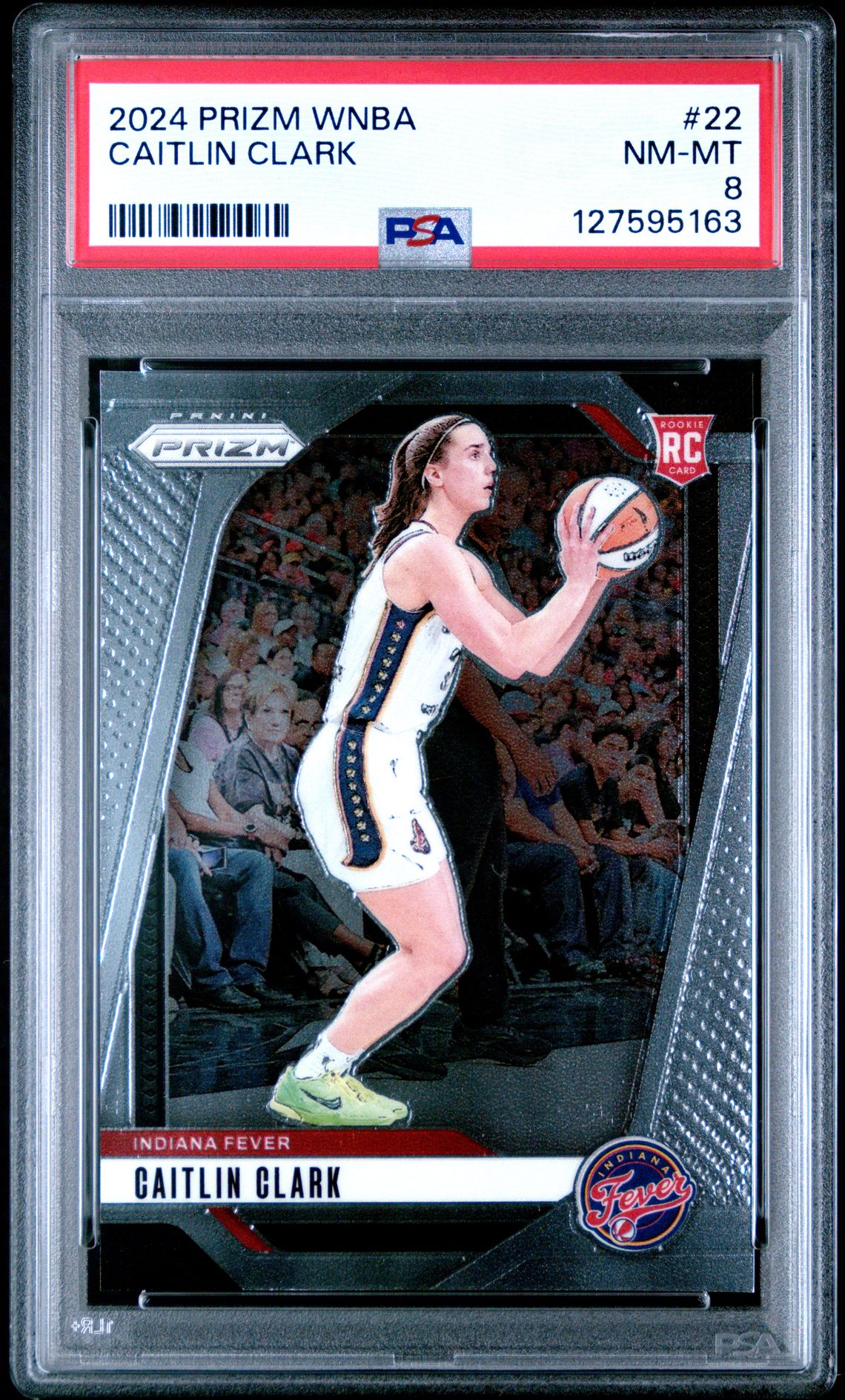2024 Panini Prizm Wnba Caitlin Clark #22 Nm-Mt 8 front