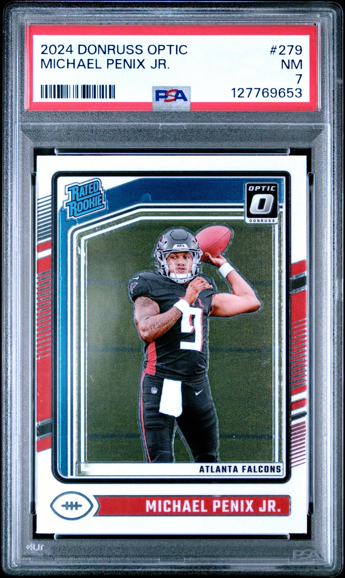 2024 Panini Donruss Optic Michael Penix Jr. #279 Nm 7 front