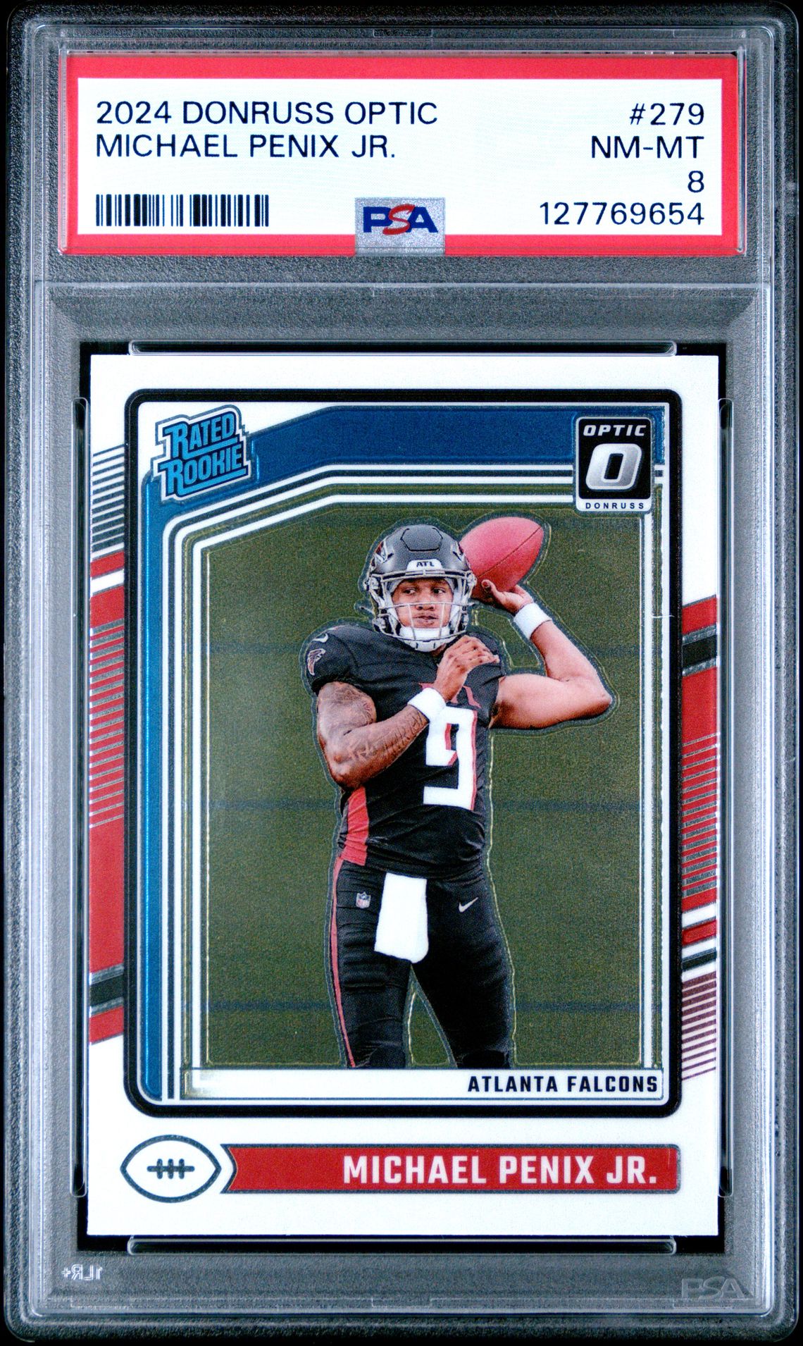 2024 Panini Donruss Optic Michael Penix Jr. #279 Nm-Mt 8 front