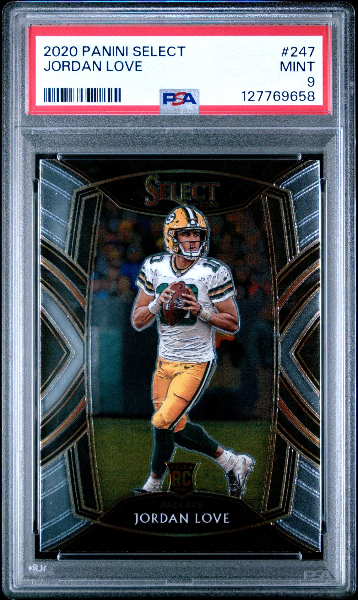 2020 Panini Select Jordan Love #247 Mint 9 front