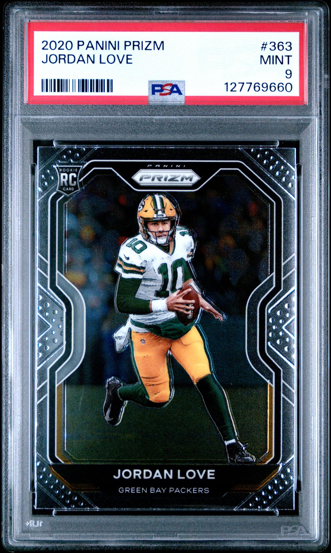 2020 Panini Prizm Jordan Love #363 Mint 9 front