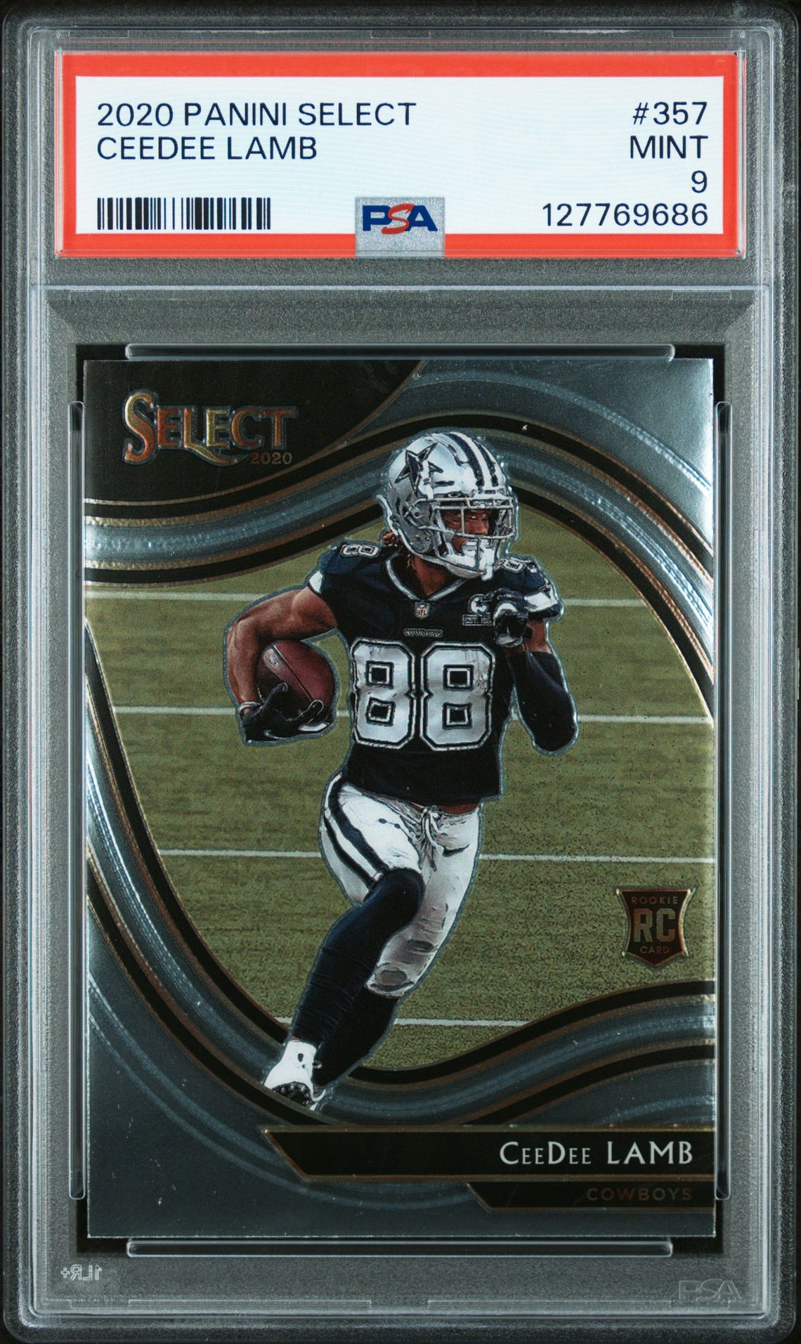 2020 Panini Select Ceedee Lamb #357 Mint 9 front