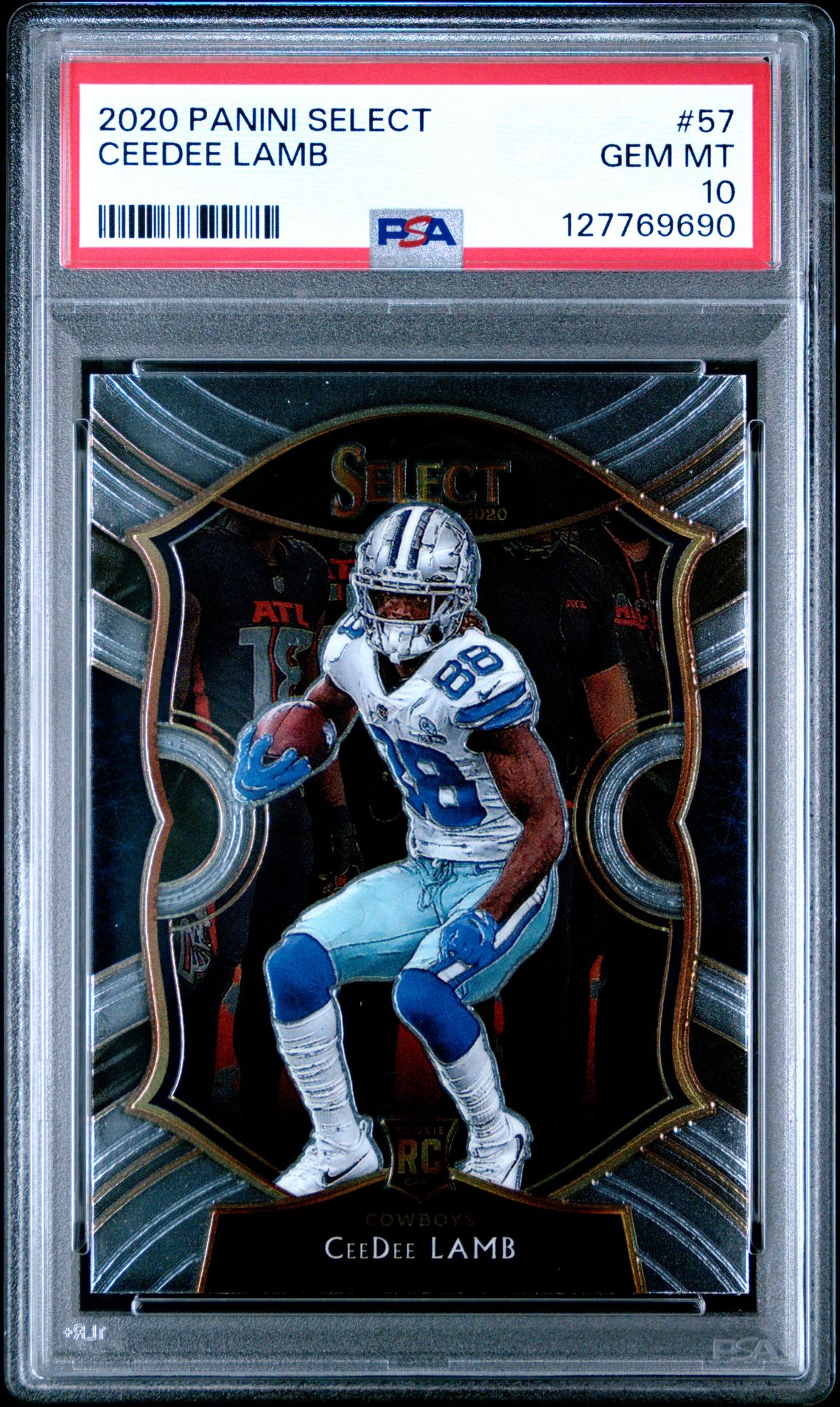 2020 Panini Select Ceedee Lamb #57 Gem Mt 10 front