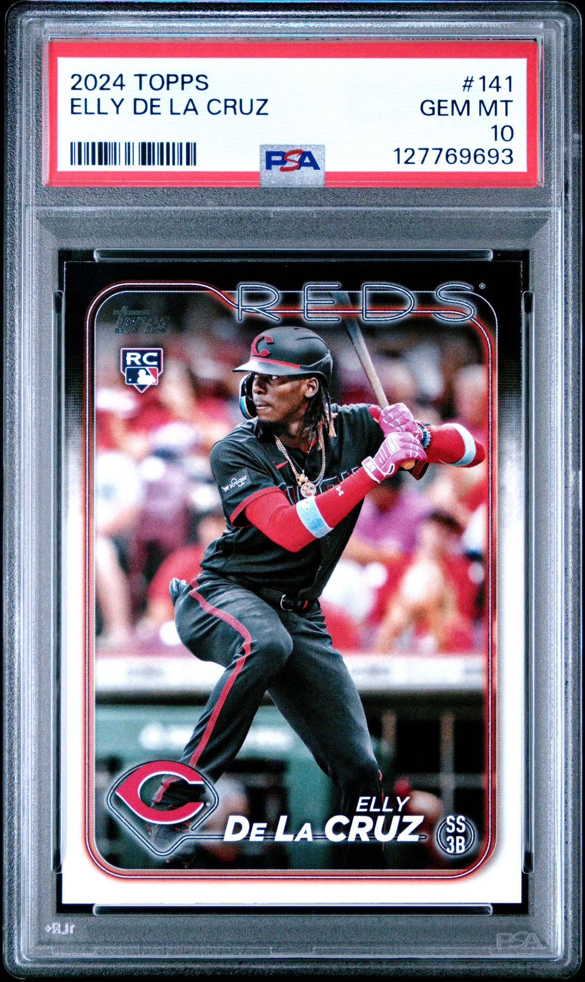 2024 Topps Elly De La Cruz #141 Gem Mt 10 front