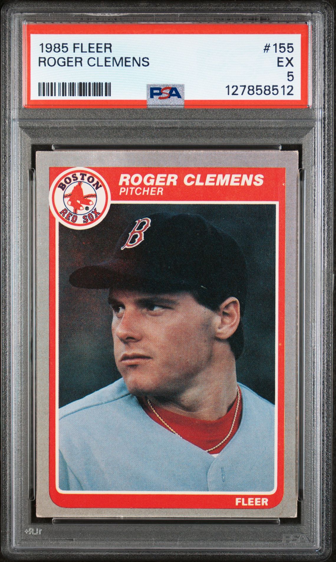 1985 Fleer FLEER #155 Roger Clemens front