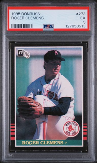 1985 Panini DONRUSS Red #273 Roger Clemens front