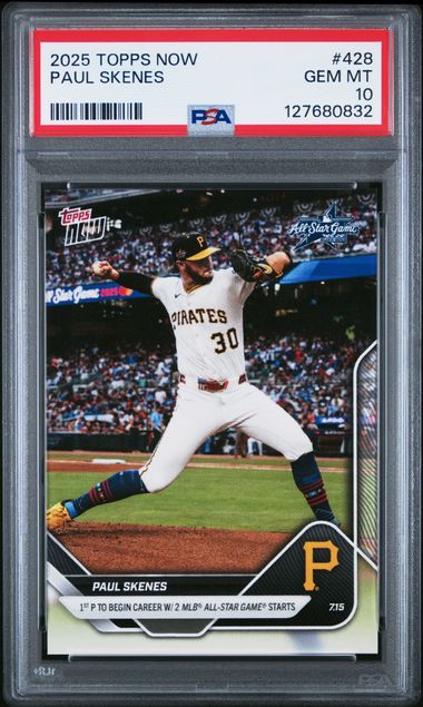 Topps Paul Skenes front