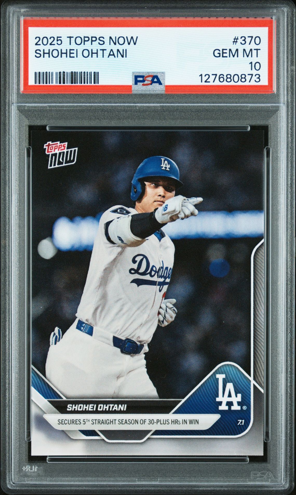 Topps Shohei Ohtani front