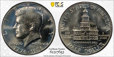 1976-D 50C Clad MS64