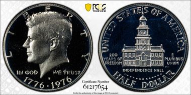 1976-S 50C Silver PR68CAM