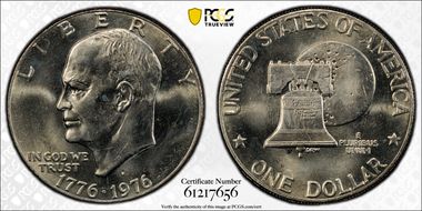 1976-D $1 Type 2 MS65