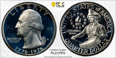 1976-S 25C Silver PR69DCAM