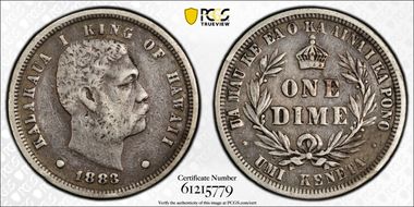 1883 10C Hawaii VF30