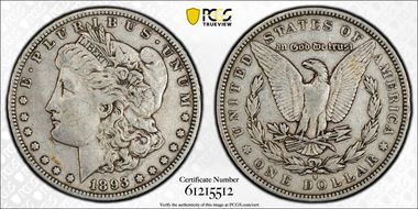 1893-S $1 VF30