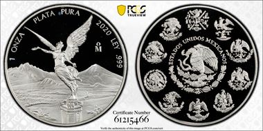 2020-Mo Onza Libertad  Ag PR69DCAM