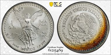 1995-Mo Onza Libertad Ag MS66