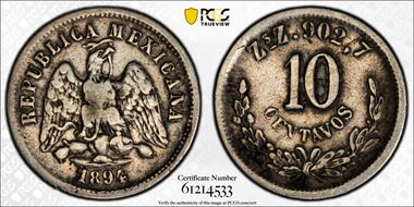 1894-Zs Z 10C KM-403.10  Ag VF30