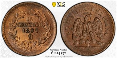 1891-Mo 1C KM-391.6 MS63BN