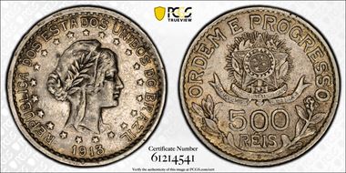 1913-A 500 R Mald-633.01 AU50