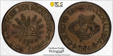 1914 5C KM-613 AU58BN