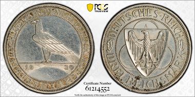 1930-A 3 Mk Rhineland J-345 N1