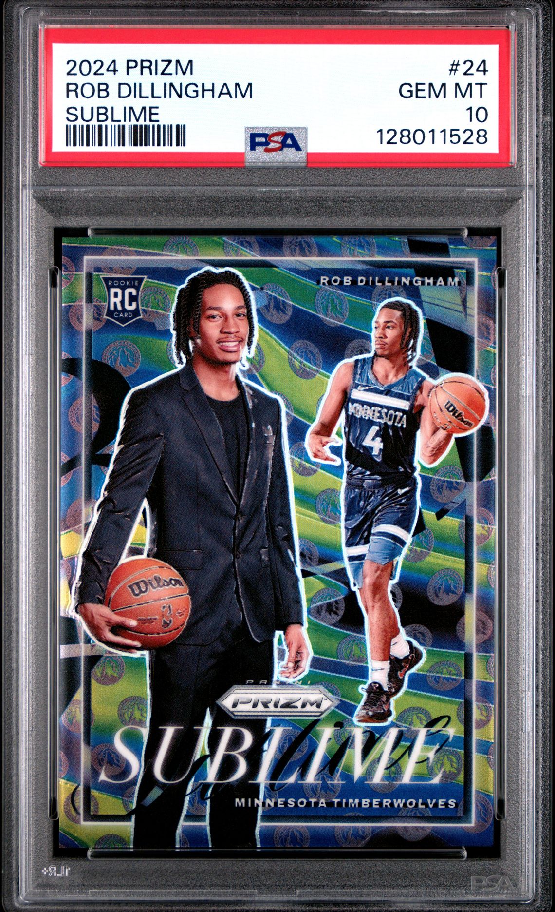 2024 Panini PANINI PRIZM SUBLIME #24 Rob Dillingham front
