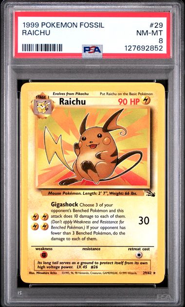Pokemon Raichu front