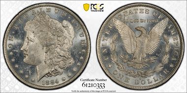 1884-O $1 MS63