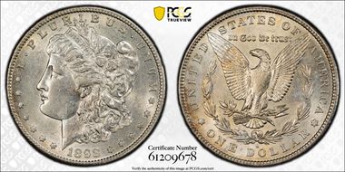 1898-S $1 AU55