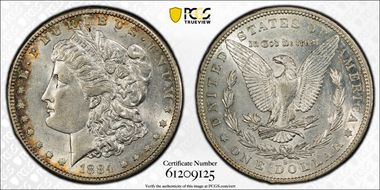 1884-S $1 AU53